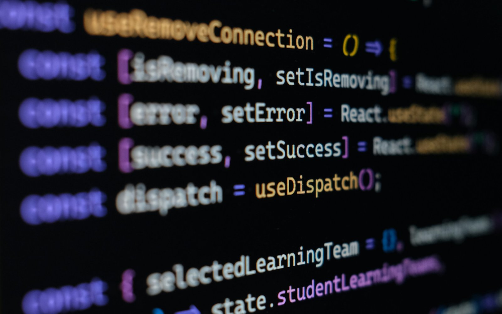 Lines of software code on a computer screen. Photo by Rahul Mishra on Unsplash.